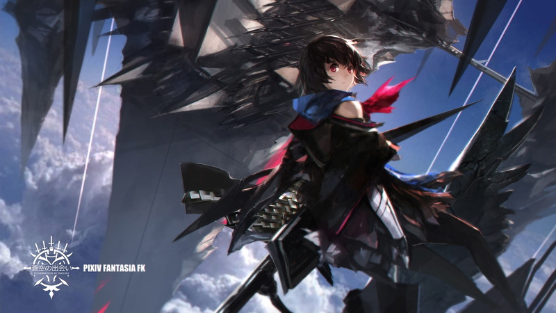 outdoors, final, day, three quarter length, sky, women, nature, sunlight, clouds, Pixiv Fantasia, girl, Pixiv Fantasia: Fallen Kings, character, leisure activity
