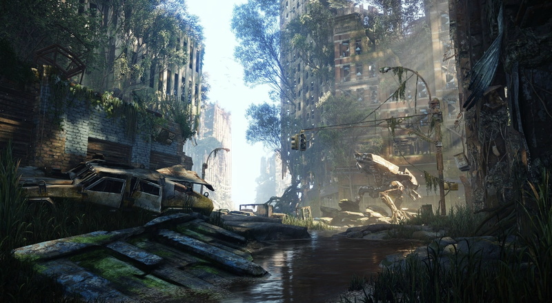 art, crysis 3, wood - material, Games, new york, City, no people, sunlight, damaged, water, plant, outdoors, architecture, abandoned, Crysis, clip, tree