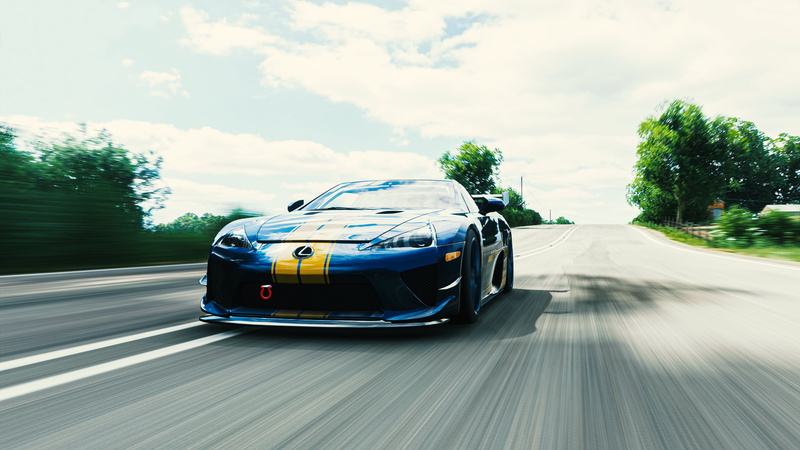sports car, Microsoft, gaming desktop, Forza Horizon 4, Xbox Game Studios, Lexus LFA, Forza, car, 4K