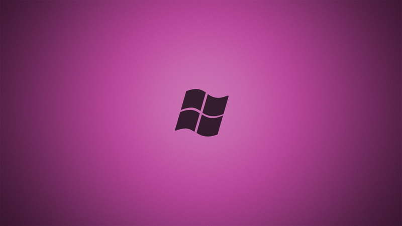 Microsoft Windows, purple background, 2K