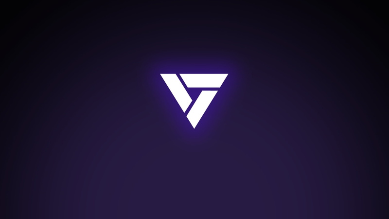 1080P, purple background, logo