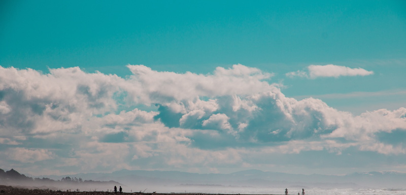 turquise, landscape, clouds, blue, 5K, sky, summer
