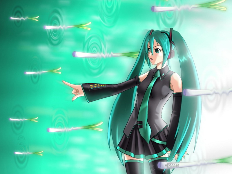 tie, 720P, Hatsune Miku Append, anime girls, Turquise Hair, miniskirt, anime, long hair, Hatsune Miku