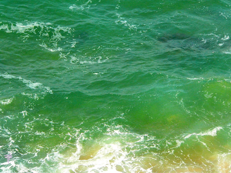 turquoise, nature, 1080P, turquise, green, oceans, body, waves, nature and landscapes, water
