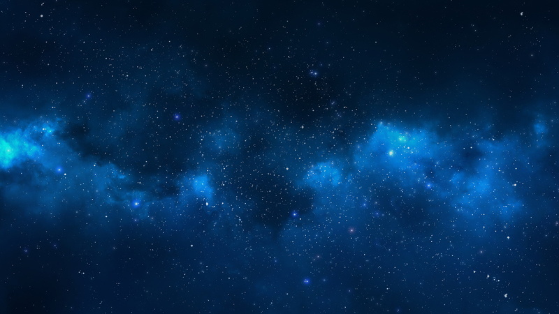 Galaxy, blue, 4K, 4K, photo, Stars, startrail
