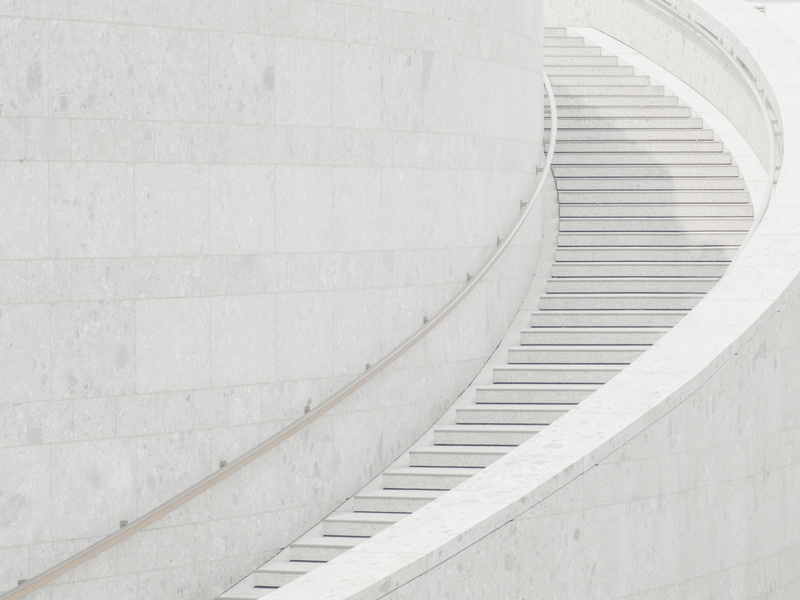 built structure, steps and staircases, staircase, low angle view, line, day, cologne, photo, light, staris, design, concrete, architecture, daytime, sunlight