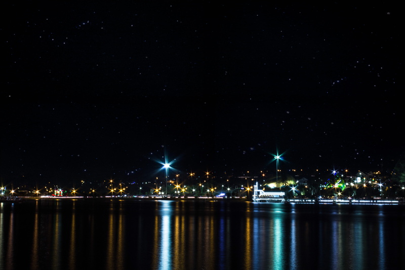 sky, reflection, nature, light, waterfront, tytoalbatraoz, stary, scenics - nature, dark, architecture, night, city, glowing, illuminated, astronomy, bright