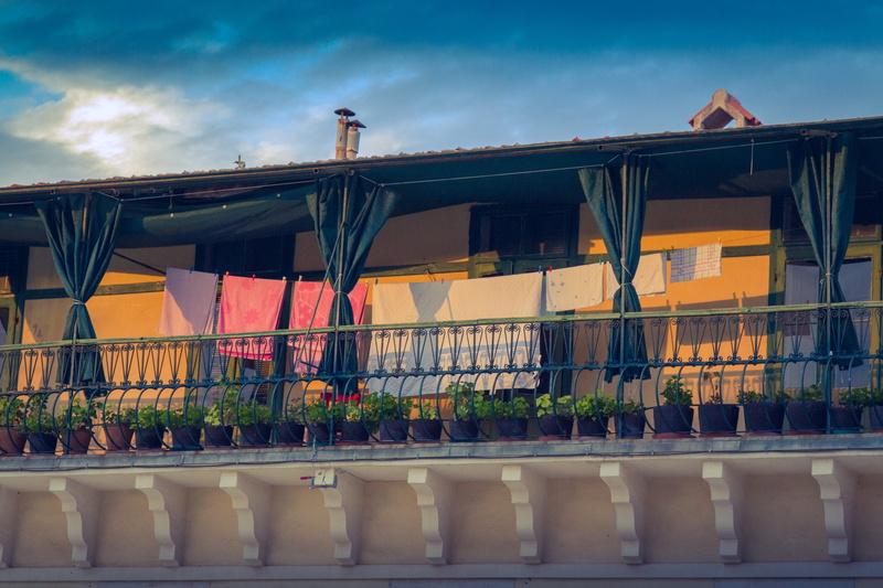 built structure, window, in a row, seaside, building exterior, stari grad, croatia, sun, nature, architecture, 5K, sky, multi colored, croatie, building