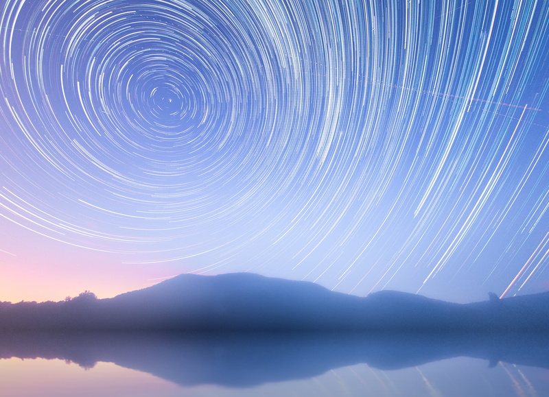 space, rotation of the earth, beauty in nature, photo, reflection, no people, star - space, motion, night, night sky, astronomy, blue, tranquility, tranquil scene