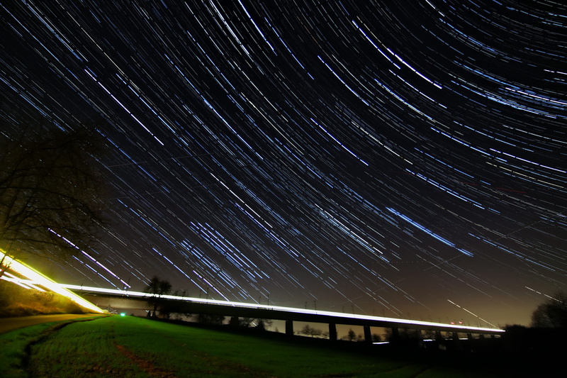 night photograph, starry sky, space and astronomy, landscape, sky, beauty in nature, star - space, infinity, tranquil scene, tranquility, astronomy, Night
