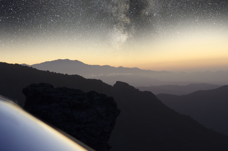 night, 4K, startrail, sunset, dusk, evening, scenics, nikon, mountain Range, galaxy, sky, landscape, vehicle, beauty In Nature, dark, outdoor, star - Space