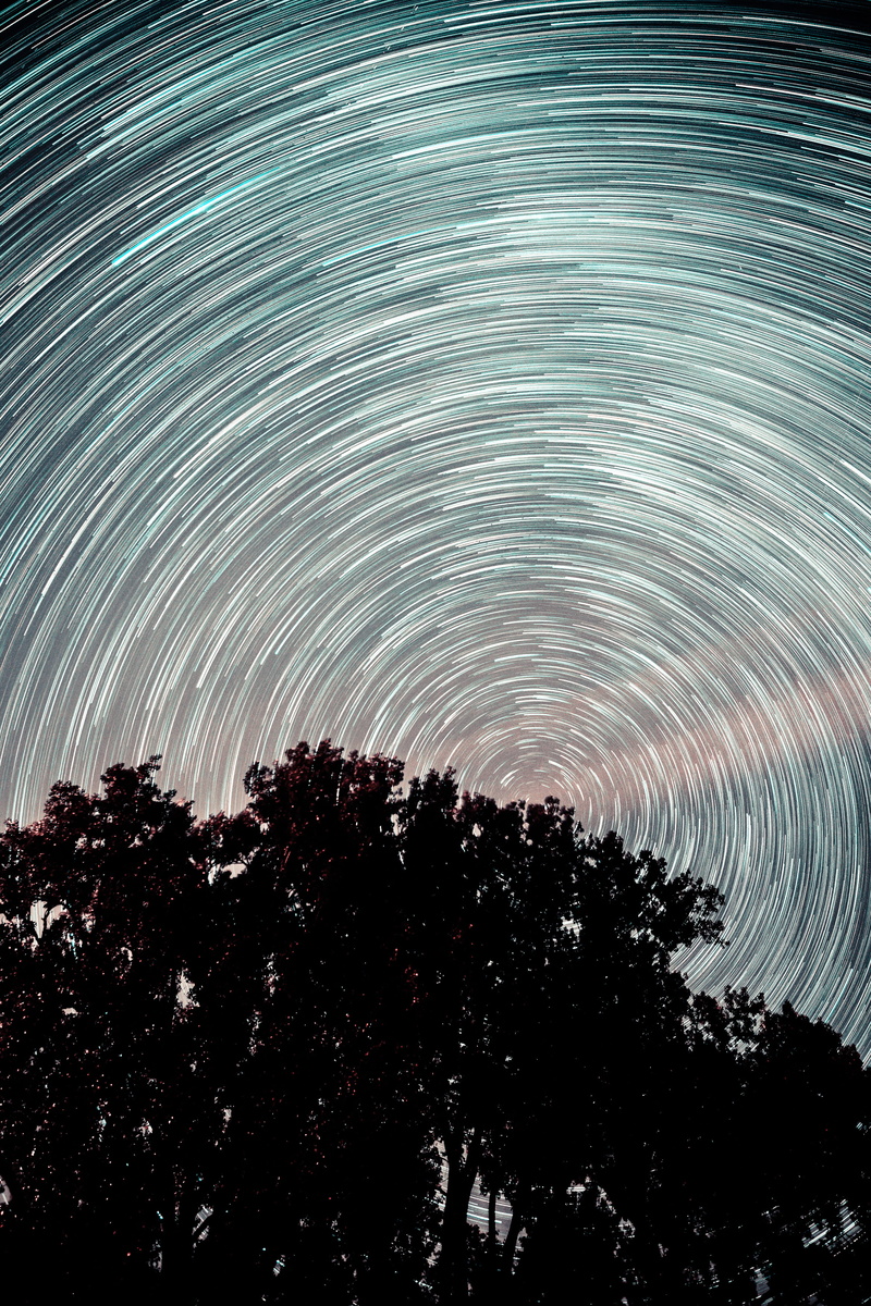 light - Natural Phenomenon, summer, astrophotography, long, forest, background, reflection, night, scenics, tree, no People, spiral, sky, silhouette, outdoors