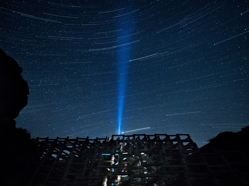 Space, person, areni, spindlegalaxy, cluster, ngc5866, night, built structure, illuminated, nature, low angle view, beauty in nature, architecture, startrails
