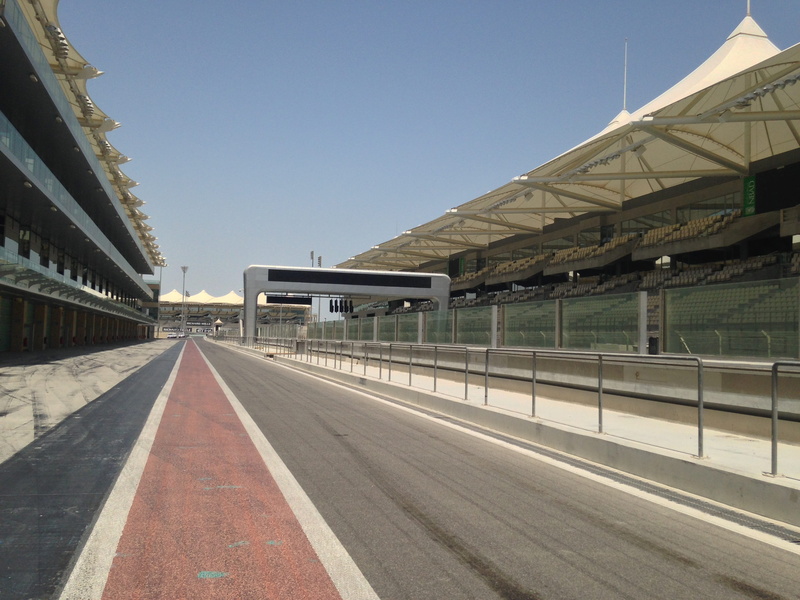 transportation, marina, uae, nature, building feature, road, no people, architecture, formula one, built structure, rubber, circuit, racetrack, pit lane
