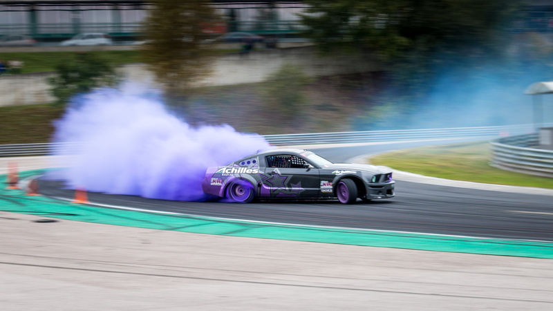 race cars, racetrack, drift cars, Ford Mustang, 4K, drift, car, racing