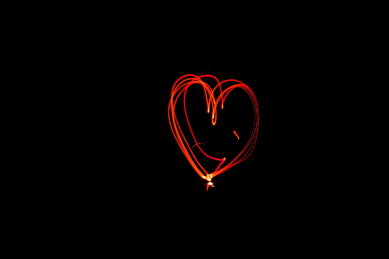 sign, positive emotion, heart, creativity, lighting equipment, art and craft, dark, illuminated, red, heart shape, studio shot, copy space, no people, indoors