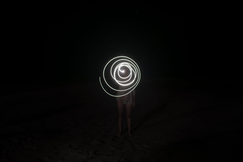  shape, standing, light trail, concentric, amazing, dark, one person, night, light, copy space, máncora district, lighting equipment, espiral