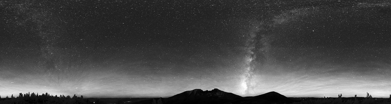 night sky, long exposure, water, landscape, no people, panoramic, nature, thunderstorm, bright, motion, outdoors, milky, photography, way, scenics, lights