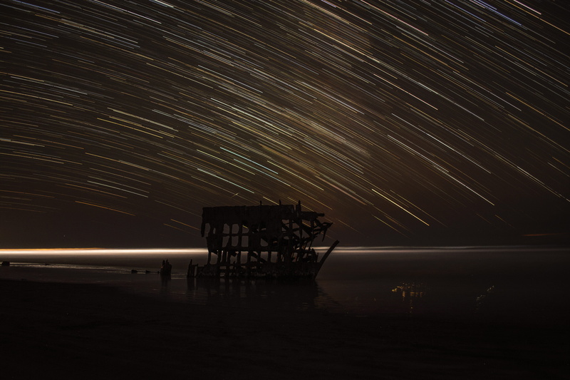 lake, sea, stars, built structure, horizon over water, astronomy, shooting, reflection, long exposure, no people, shed, sky, architecture, water, tranquility