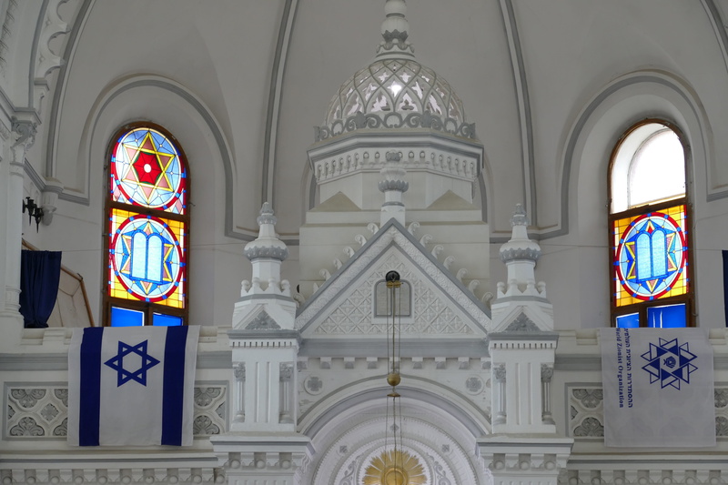 jewish, romania, art and craft, transylvania, building exterior, star of david, judaism, window, no people, stained glass, culture, jews, glass, spirituality