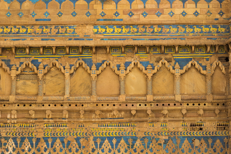 architectural, gwalior fort, text, ancient, sculpture, edifice, no people, historical, stone, the past, history, mughal, sky, old, outdoors, script, communication