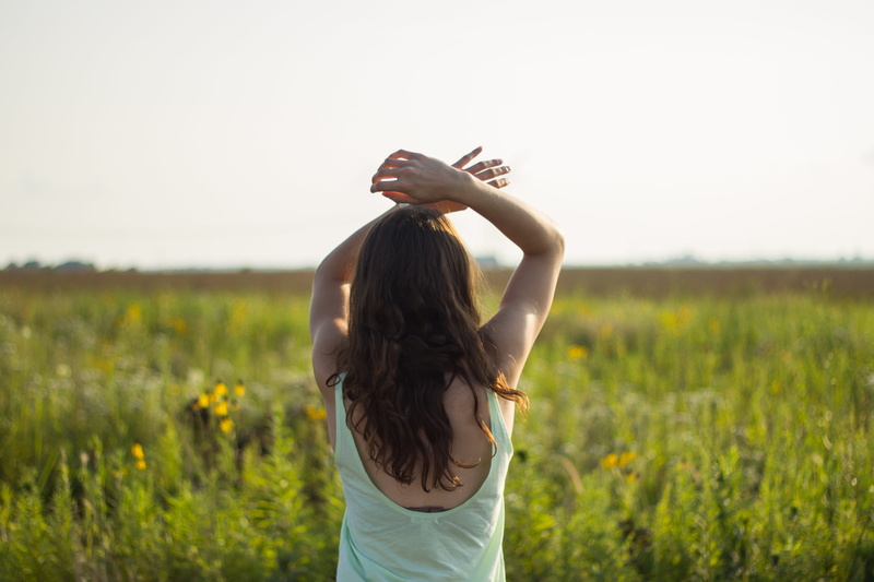 countryside, joy, adult, pancake lens, plant, humid, mood, sleeveless, sauer, highlights, female, hair, horizon, Brace Yourself, meadow, hot, lens, near