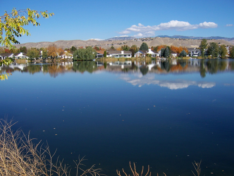 nature, beauty In Nature, boise, water, mountain, day, landscape, reflection, 2K, tranquility, scenics, United States, idaho, Boise, shore, no people