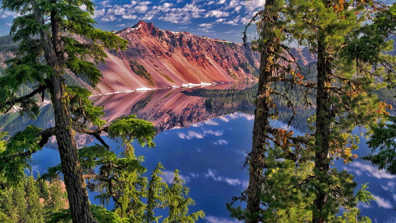 Lake, Park, Peak, 1080P, Watchman, National, USA, Crater, Oregon