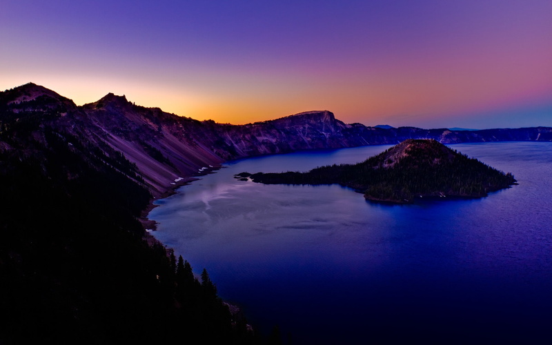Crater, USA, Oregon, Lake, 1080P