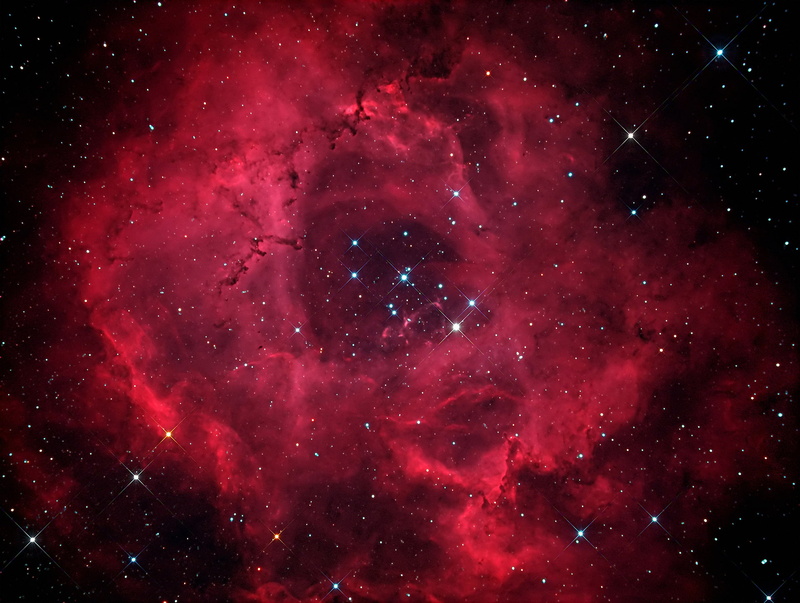 majestic, space, stars, 1080P, dust, luminosity, infinity, illuminated, no people, glowing, nebula, outdoors, red, star - space, sky, bright, night, NGC 2244
