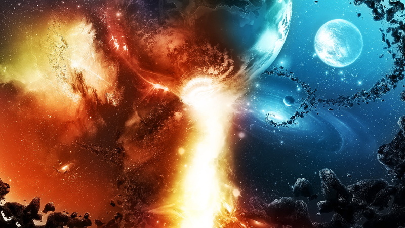 Meteors, Sky, outer, Planets, Stones, Space, Fire, Constellations, Stars, photo, 1080P