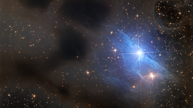 dark, sky, constellation, bright, night, 1080P, illuminated, dust, NASA, light - natural phenomenon, star field, space exploration, nebula, blue, glowing