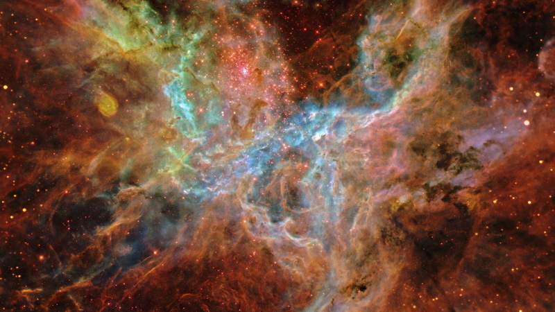 1080P, nebulae, tarantula
