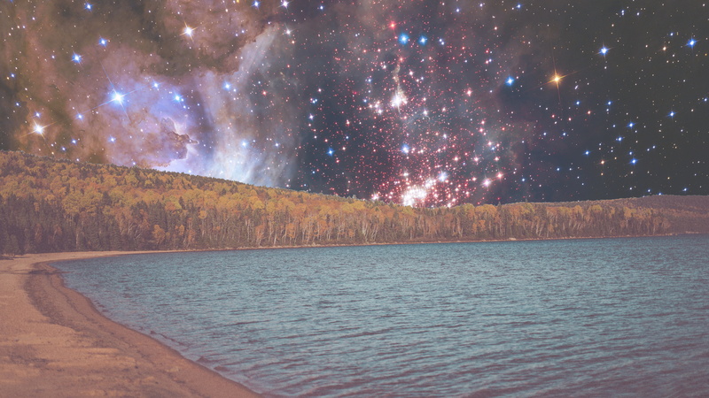 tree, night, body, tranquil scene, constellations, star - space, no people, galaxy, idyllic, space, scenics - nature, tranquility, milky way, outdoors