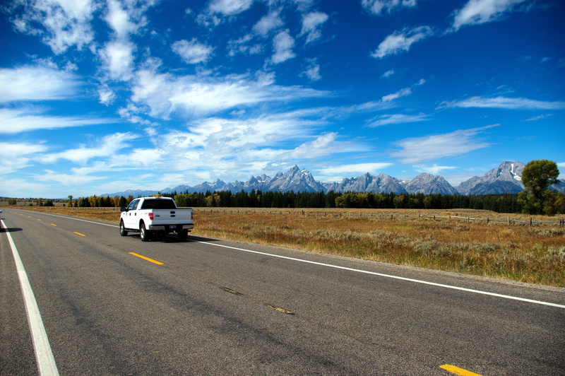 dividing line, wyoming, grand, no people, highway, marking, highway 191 in the tetons, transportation, landscape, trip, asphalt, teton, scenics - nature