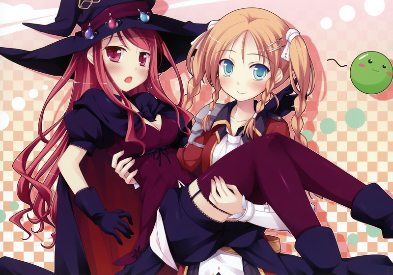 witch, ririko, ayari, witch 039 s, hatano, 2K, ko cha, girls, dress, garden, hinomiya, armor, hat