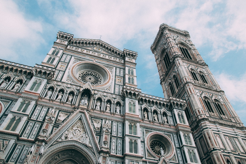 belief, europe, skyscraper, tourism, 5K, florence, building, religion, building exterior, built structure, lookup, structure, architecture, religious