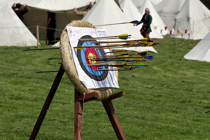 outdoors, creativity, traditional, Insert, Shots, target, incidental people, close-up, white color, focus on foreground, arrow - bow and arrow, textile