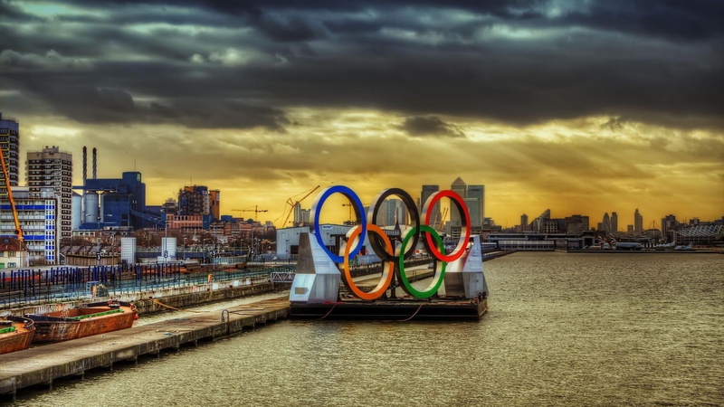 cloud - sky, 1080P, travel destinations, nature, river, London, Olympics, building exterior, outdoors, multi colored, cityscape, sky, nautical vessel