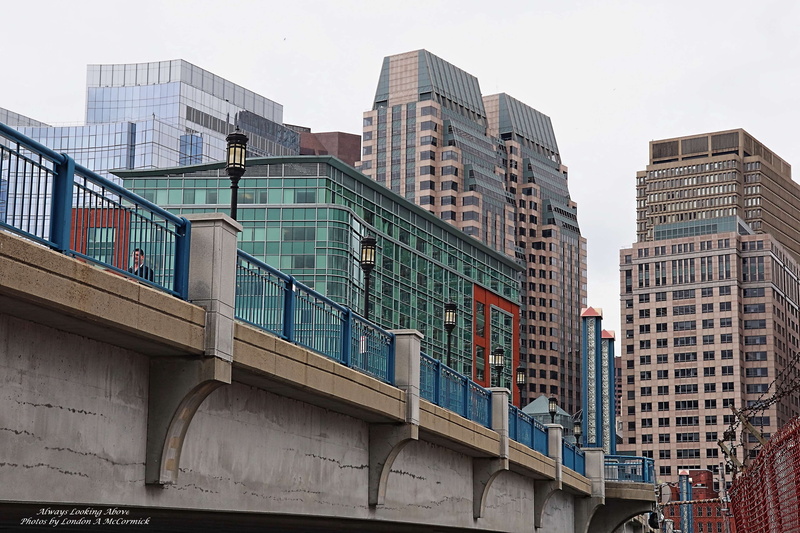 travel, day, cityscape, tall - high, no people, office building exterior, building exterior, cityview, connection, railing, bridge - man made structure