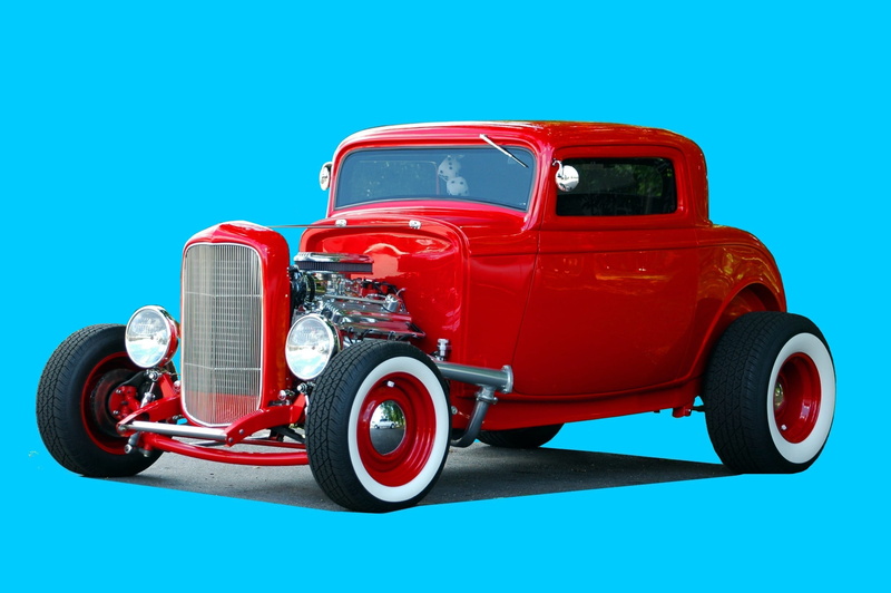 truck, style, isolated, old-fashioned, Vintage, hot Rod, machine, colored background, historic, Old, retro, motor, mode of Transport, chrome, mode of transportation