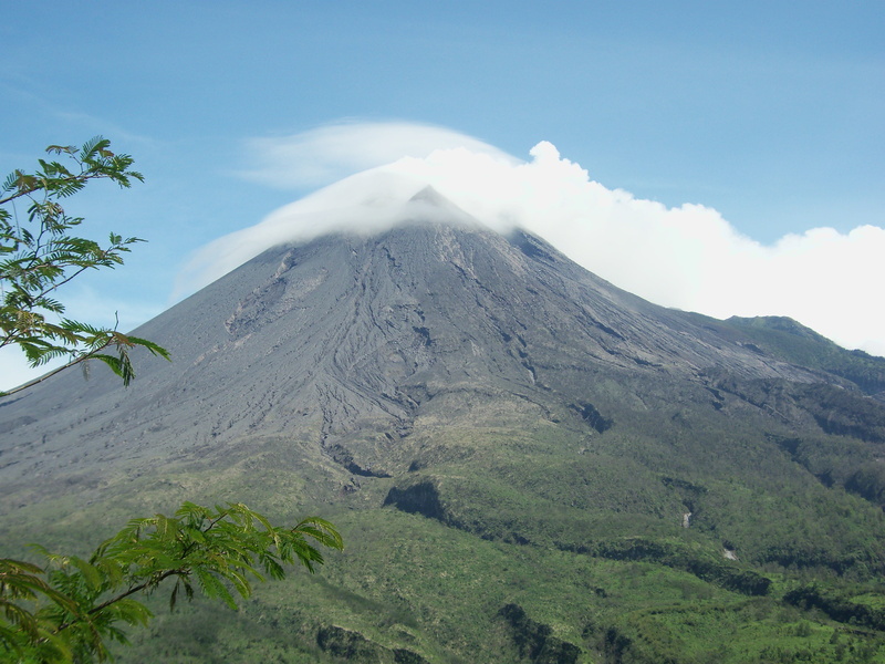 indonesia, environment, idyllic, volcanic crater, nature, tranquility, sky, no people, plant, mountain peak, tranquil scene, outdoors, 2K, landscape, tree