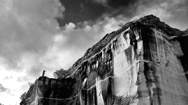 nature, outdoors, cliff, sky, travel, day, rock, cloud - sky, rock - object, non-urban scene, physical geography, mountain, architecture, formation, breksi cliff
