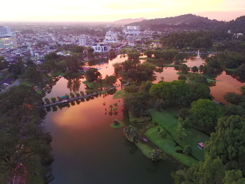 water, architecture, plant, outdoors, nature, 4K, city, taiping, reflection, building exterior, river, cityscape, scenics - nature, sunset, malaysia, beauty in nature