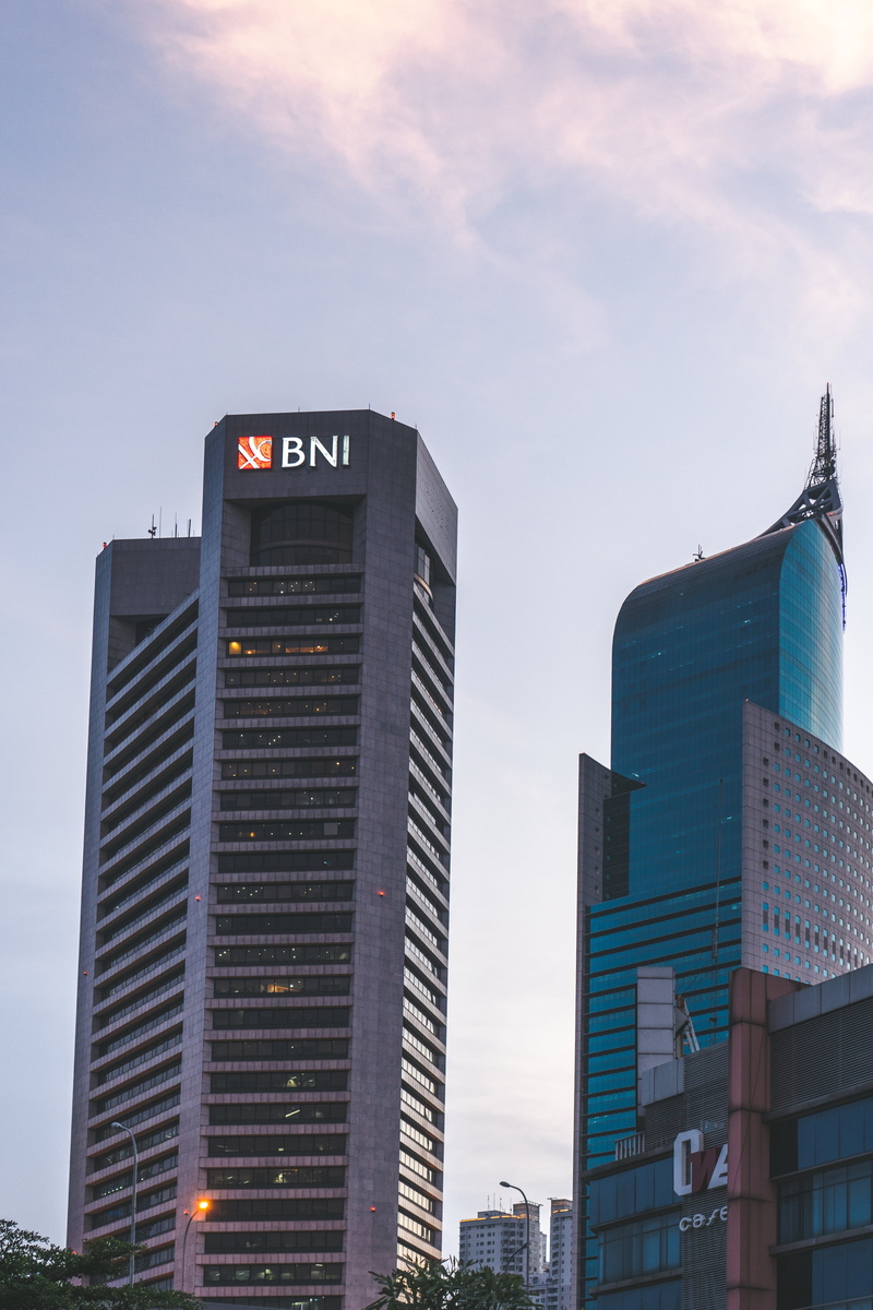 Indonesia, sunset, 4K, Jakarta, skyscraper, skyline, building