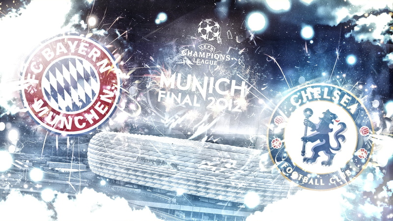 architecture, Allianz Arena, cold temperature, snowing, emblems, League Champions, shape, snow, number, digital composite, Final 2012, stadium, nature
