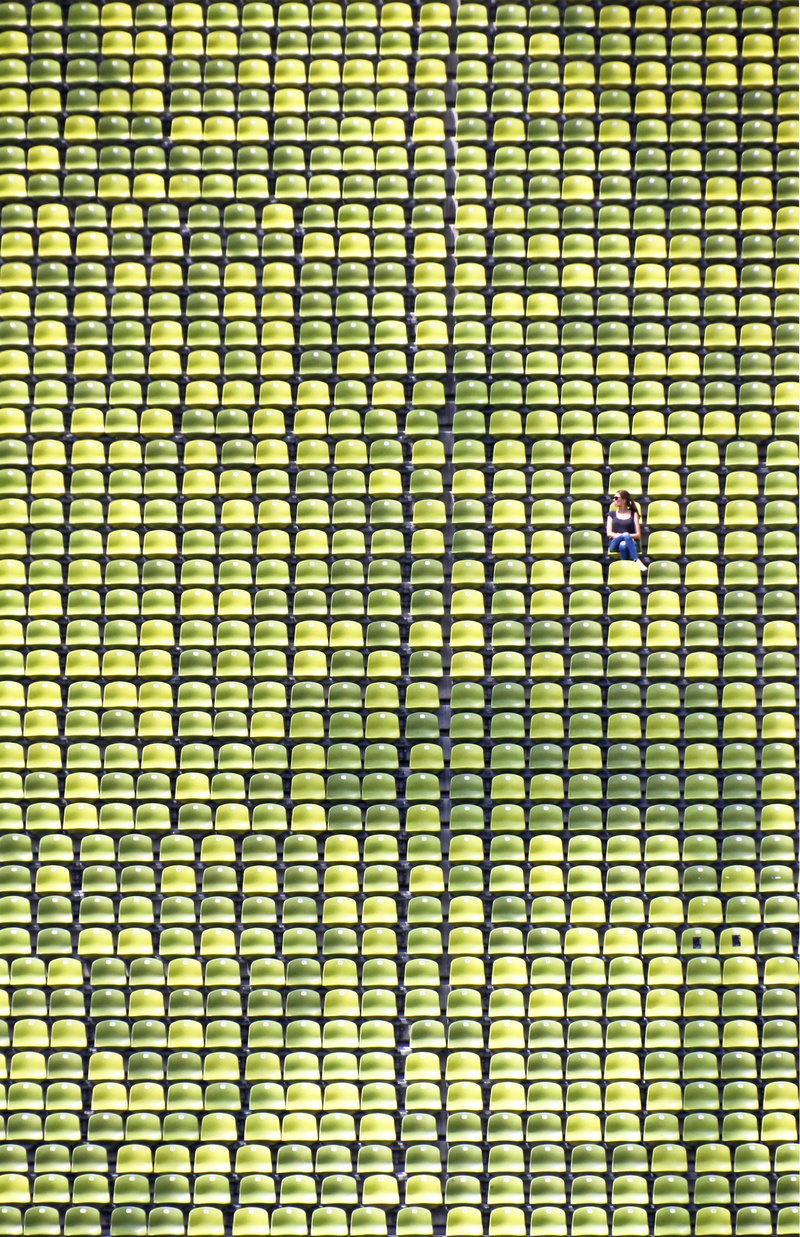 stadium seating, Munich, FC Bayern, Germany, stadium, Allianz Arena, 4K