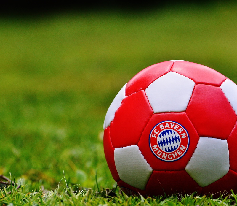 land, nature, bavaria munich, 2K, sports equipment, playing field, no people, soccer field, ball, red, day, focus on foreground, sport, stadium, football
