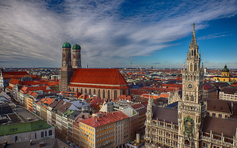 Munich Town Hall, Munich, 1080P, Bavaria