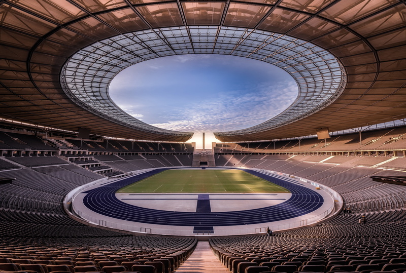berlin, germany, football, olympic stadium, 4K